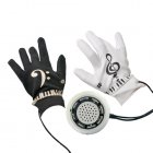 Electronic Piano Gloves with Musical Fingertips  An amusing  exciting way for kids to learn fundamental roots of music while playing the piano