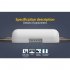 Electronic Roll Up Drum Dual Speaker Rechargeable Practice Pad Digital Drum with Portable Folding Pedal White