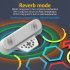 Electronic Roll Up Drum Dual Speaker Rechargeable Practice Pad Digital Drum with Portable Folding Pedal White