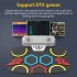 Electronic Roll Up Drum Dual Speaker Rechargeable Practice Pad Digital Drum with Portable Folding Pedal White