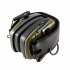 Electronic Shooting Ear Protection With Sound Amplification 24 DB Noise Reduction Safety Ear Muffs For Work Lawn Mowing Construction Green   storage bag