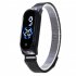 Electronic Watch Magnetic Quartz Waterproof Touch Led Bracelet Gold  blue circle 