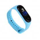 Electronic Watch Silicone Led Electronic Fashion Casual Trend Touch Men Women Electronic Bracelet Blue