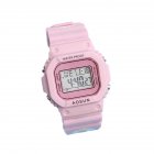 Electronic Watch Small Daisy Luminous Silicone Led Watch Watch Pink