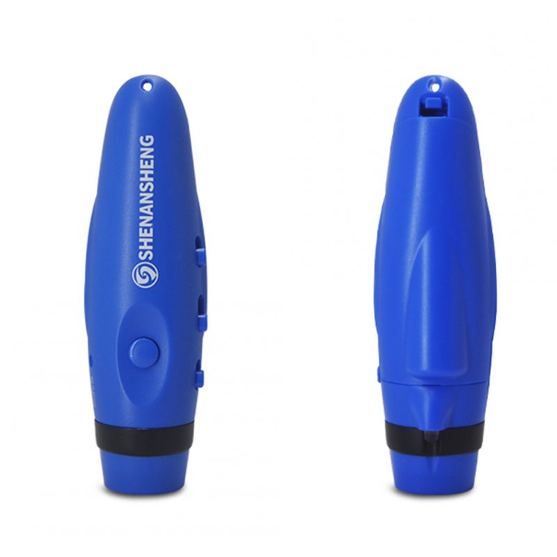 Electronic Whistle Rechargeable Outdoor Training Traffic Command 3 Tone High-decibel Safety Whistle blue_Rechargeable