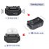 Electronic dog trainer collar allows you to control and train your canine in an easy and efficient manner  IP3 water resistant design can be used in the rain 