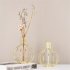 Electroplating Iron  Vase Hydroponic Flower Holder Living Room Desktop Decoration Golden