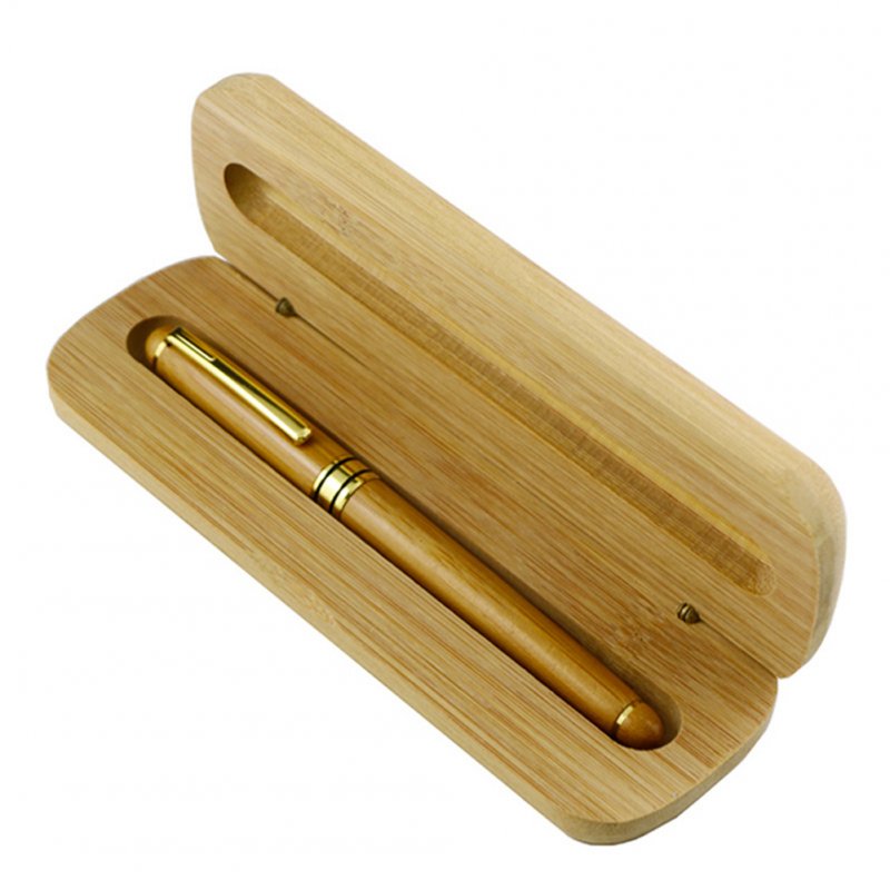 Elegant Bamboo Shell Roller Ball Pen Gel Ink Pen Gifts Sign pen + box