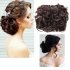 Elegant Beauty Hair Bun Chignon Two Plastic Comb Wave Curly Synthetic Hair Easy Use