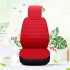 Elegant Linen Seat Cushion Comfortable Car Seat Cover Pad Brown