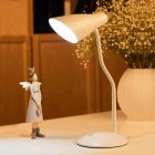 Elegant USB Charged LED Table Lamp with Clip Eye-Protection Study Reading Light Festival Gift