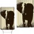 Elephant Theme Printing Shower  Curtain For Bathroom Bathtub Waterproof Curtain Grass walking elephant 180 180cm
