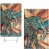 Elephant Theme Printing Shower  Curtain For Bathroom Bathtub Waterproof Curtain Dot Elephant 180 200cm