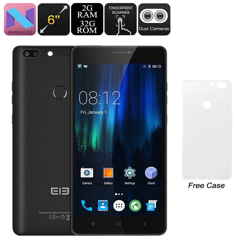 Elephone C1 Max Android Phone (Black)