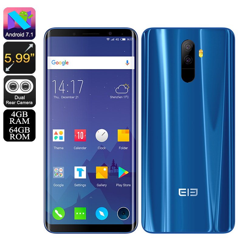 Elephone U Android 7.1 Blue(4+64)