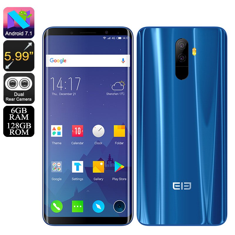 Elephone U Android 7.1 Blue(6+128)