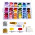 Embroidery  Floss  For Friendship Bracelet String Embroidery Needles Threader Accessaries 108 colors   box   accessories   gold and silver wire Box packaging
