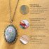 Embroidery  Pendant  Kit Embroidered  Pendant Necklace With Needle Thread For Diy Art Crafts 8  30 40mm