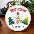 Embroidery  Set Christmas Series 14ct Hanging Picture Simple Beginner Manual Diy Craft Kit Snowman