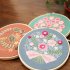 Embroidery  Starter  Kits Diy Hand Cross  Stitch Kit For Beginner Embroidery  Hoop Needles  5