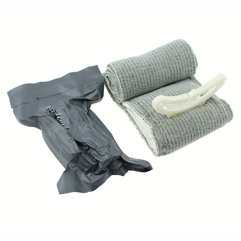 Emergency Hemostasis Elastic Bandage Sterilized OutdoorTactical Medical Bandage 10CM*200CM