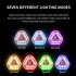 Emergency Strobe Lights Flashing Lights With 7 Lighting Modes Wireless Remote Control USB Charging Cable Waterproof Led Strobe Light For Car Riding Double lamp 