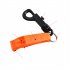 Emergency  Whistles Outdoor Survival Camping Adventure Whistle Trekking Lifeguard Whistle Orange belt hook