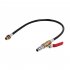 Engine Air Valve Holder Pressure Pipe M14 M12 Threads To 1 4  NPT 30psi 110psi Cylinder Leakage Test Assistant Tools black