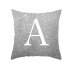 English Alphabet Throw  Pillow  Covers Sofa Car Cushion Cover Home Decorative Pillowcase 45 45cm  