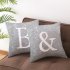 English Alphabet Throw  Pillow  Covers Sofa Car Cushion Cover Home Decorative Pillowcase 45 45cm g