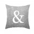 English Alphabet Throw  Pillow  Covers Sofa Car Cushion Cover Home Decorative Pillowcase 45 45cm  