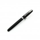 Engraved Signature Pen Advertising Gift Promotion Fountain Pen Office Supplies (0.5mm Straight Tip Pen - 26 Tip) black