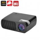 Enjoy all the benefits of Android interface with the Android 4 4 LCD Projector featuring 1080P support and 2600 ANSI Lumens