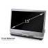 Enjoy crystal clear playback on this large 15 inch widescreen DVD multimedia player    Highlights include  USB and SD card ports  SECAM TV receiver and more