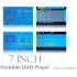 Enjoy your favorite DVDs on the go with this 7 Inch Widescreen Portable DVD Player with Copy Function 