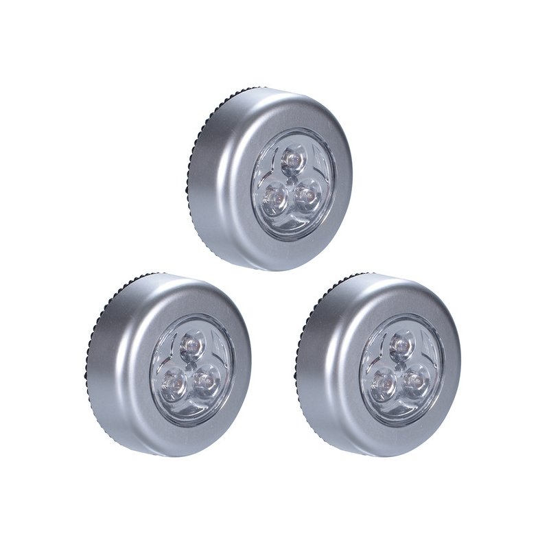LED Touch Control Round Cabinet Light -6Pcs 
