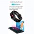 Ep01 Smart Watch Fitness Tracker Smart Watches 1 47 inch Color Screen Smartwatch Heart Rate Blood Oxygen Monitor Black