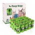 Epi Degradable Pet Garbage  Bag Dog Poop Picking Pouch Pet Supplies 12 rolls powder   dispenser 23 33cm  15 pieces per roll
