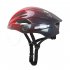 Eps Bicycle Safety  Helmet With Windproof Goggles Motorcycle Electromobile Accessories Gradient red