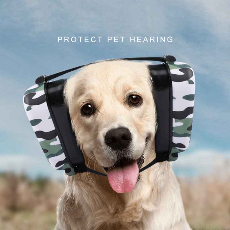 Pet Dog Earmuffs Anti-noise Adjustable Headband Head-worn Hearing Protection Supplies 