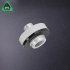 Equipment Tool Gas Stove Adapter Copper Alloy Outdoor Auto Off Bottle Connector Camping Furnace Split Type For Tank Cylinder Silver
