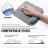 Ergonomic Mouse Pad With Wrist Support Gaming Mouse Mat With Wrist Rest Anti slip Rubber Base Mouse Pad For Home Office black