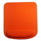 Ergonomic Mouse Pad With Wrist Support Gaming Mouse Mat With Wrist Rest Anti-slip Rubber Base Mouse Pad For Home Office orange