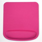 Ergonomic Mouse Pad With Wrist Support Gaming Mouse Mat With Wrist Rest Anti-slip Rubber Base Mouse Pad For Home Office rose red