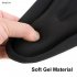 Ergonomic Soft Black Bicycle Seat Cover for Longer Cycling black