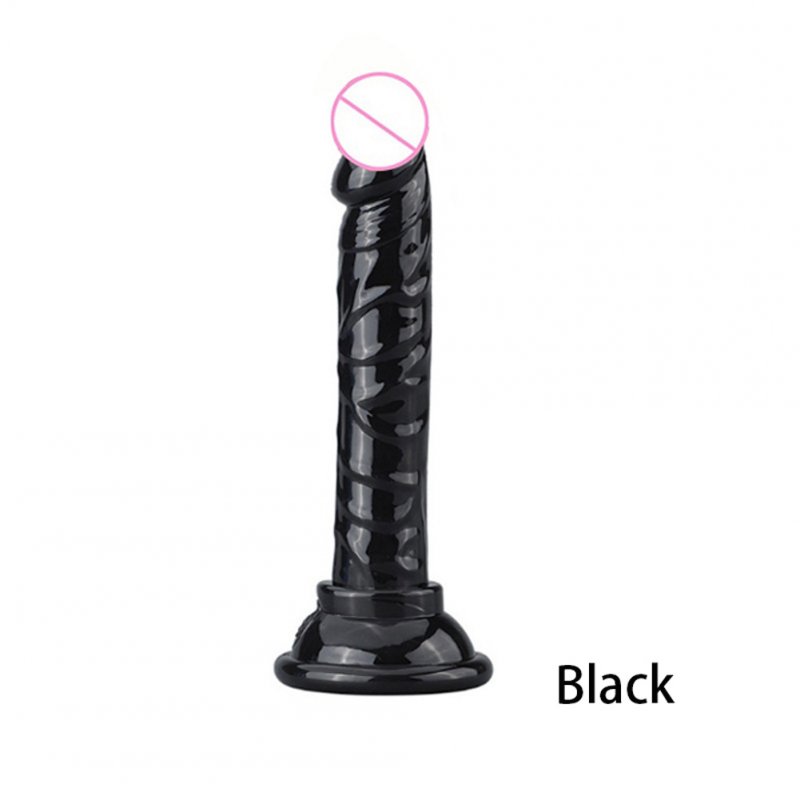Wholesale Erotic Soft Jelly Dildo Anal Butt Plug Realistic Penis Strong Suck Cup Dick Toy For Adult Woman G-spot Orgasm Black From China photo