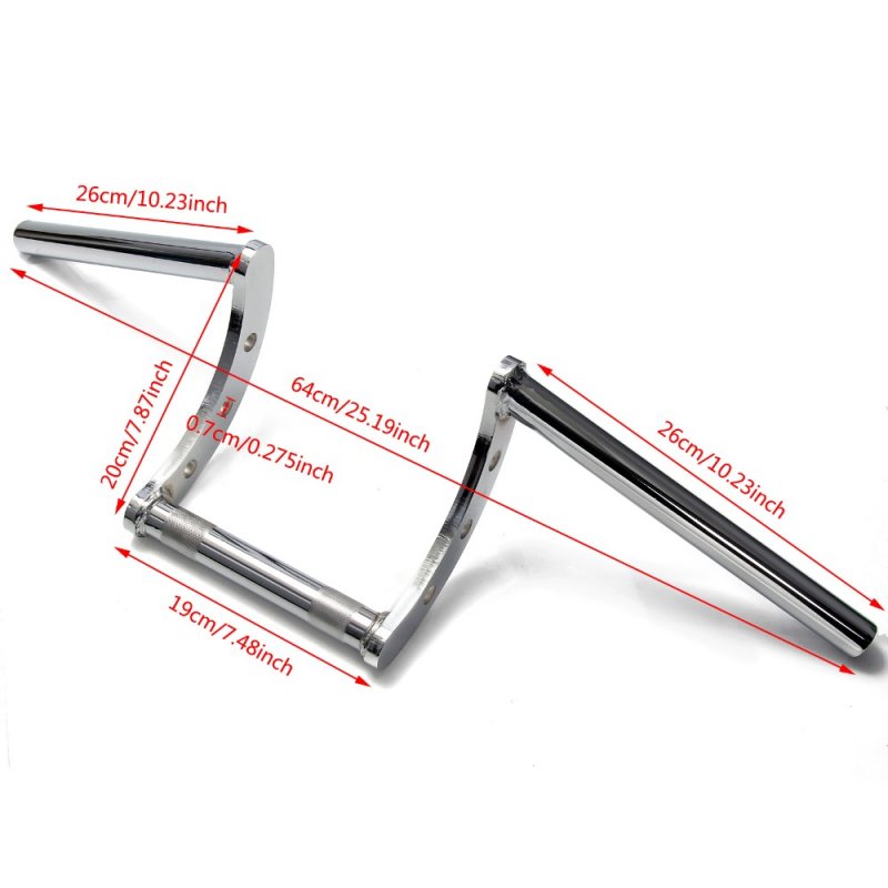 7/8'' 22mm Motorcycle Drag Z-Bar Pullback Handlebar for  Honda 