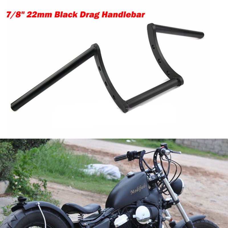 7/8'' 22mm Motorcycle Drag Z-Bar Pullback Handlebar for  Honda 