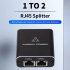 Ethernet Cable Splitter 1 Input 2 Output Ethernet Splitter High Speed 1000Mbps Network Adapter With USB Power Cable Ethernet LAN Network Adapter Hub For Compute