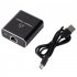 Ethernet Cable Splitter 1 Input 2 Output Ethernet Splitter High Speed 1000Mbps Network Adapter With USB Power Cable Ethernet LAN Network Adapter Hub For Compute